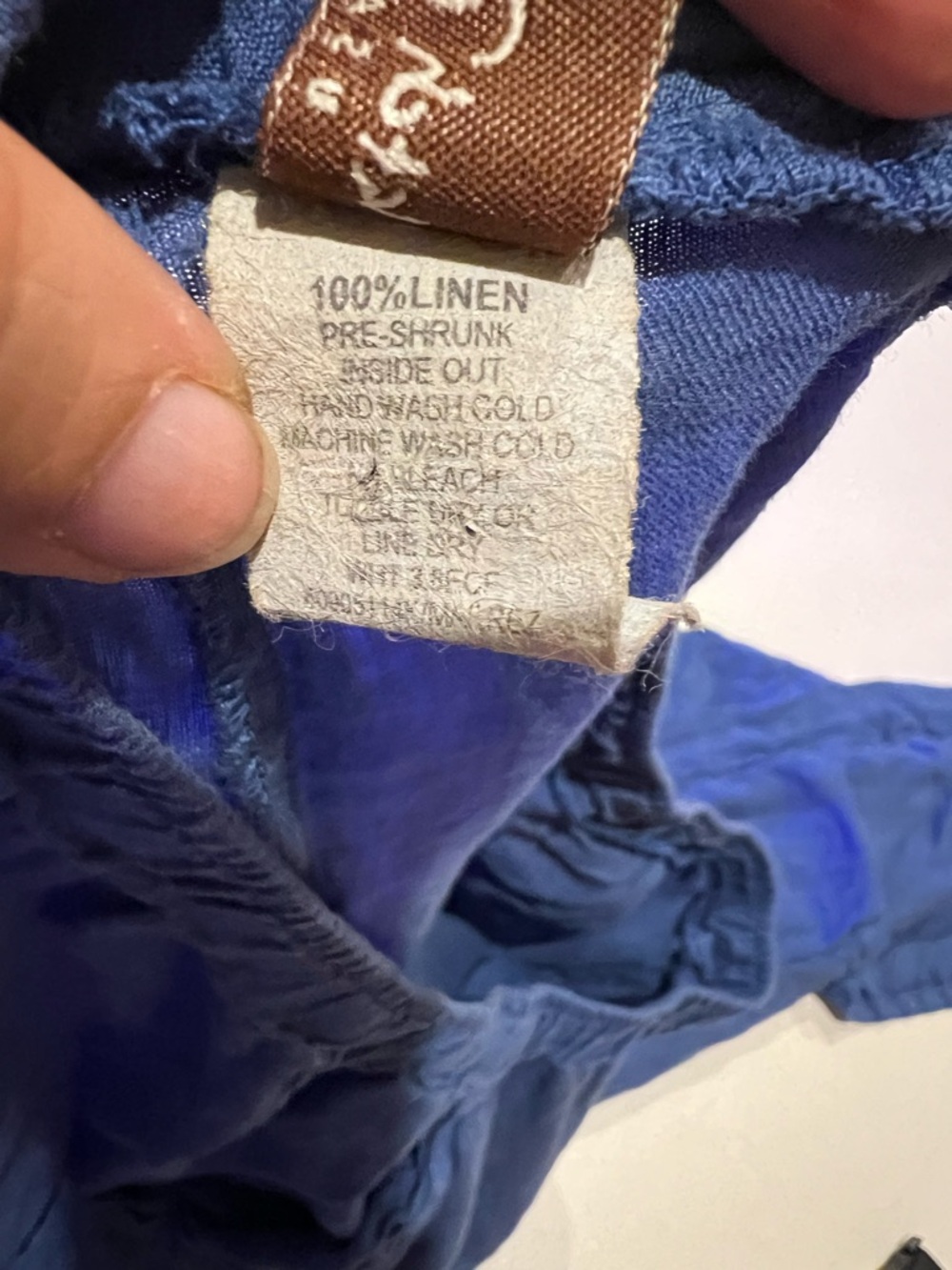 Match point USA 100% linen pants XL - Picture 6 of 7